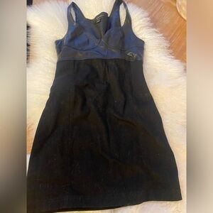 Stunning Diesel Black Gold Collection women’s leather/jean dress hybrid Size S!!